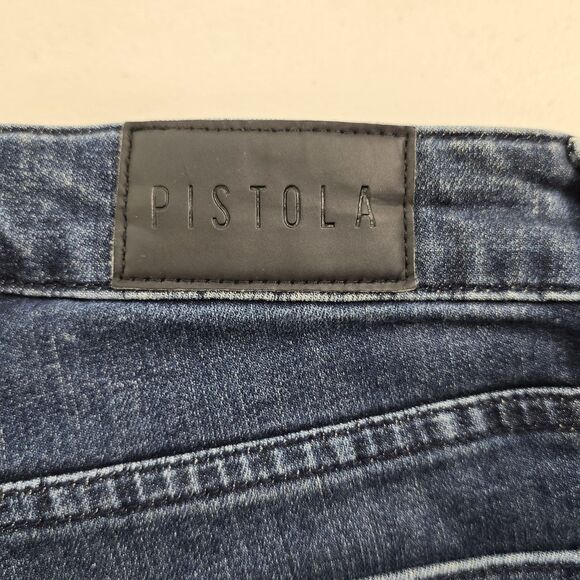 PISTOLA Jeans Size 28 Womens High Rise 27 Inseam Stretch Tapered Leg - Picture 4 of 13